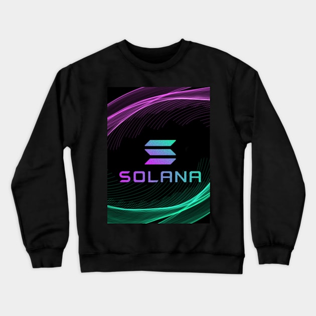 Hail Solana, The Ethereum Killer Crewneck Sweatshirt by Fanbros_art